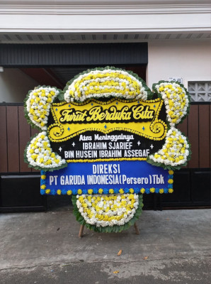 Papan Bunga Duka di Pangkalan Jati